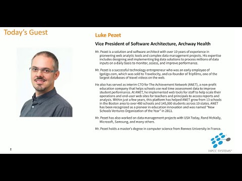 HPCC Systems Community Focus - 5 Questions with Luke Pezet, Archway Health