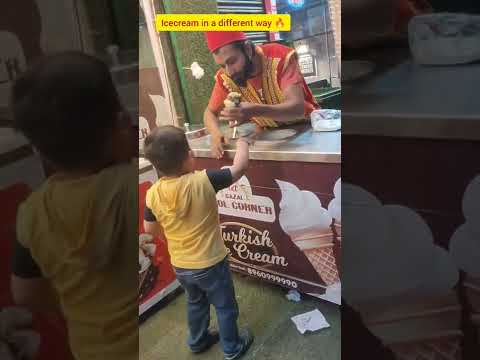 icecream prank on a child 😍🔥 Turkish icecream style #funnyvideo #shorts #subscribe #like #share