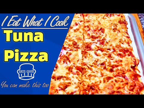 Homemade Tuna Pizza | Tuna Pizza Recipe | How To Make Pizza | IEWICOOK