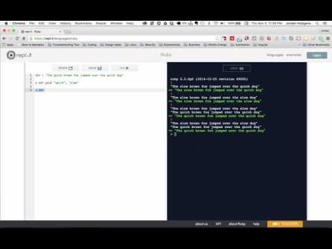 String substitution in Ruby
