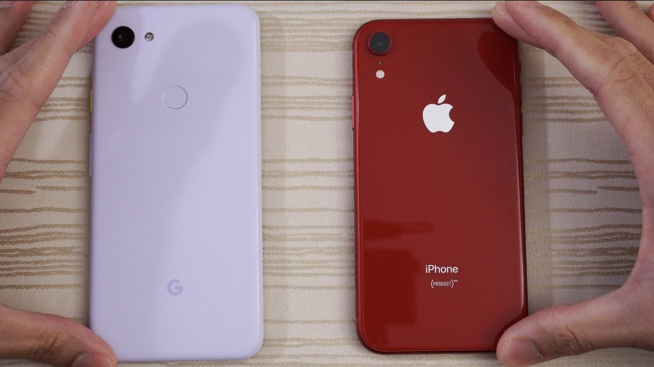 Google Pixel 3a XL vs iPhone XR - Speed Test!