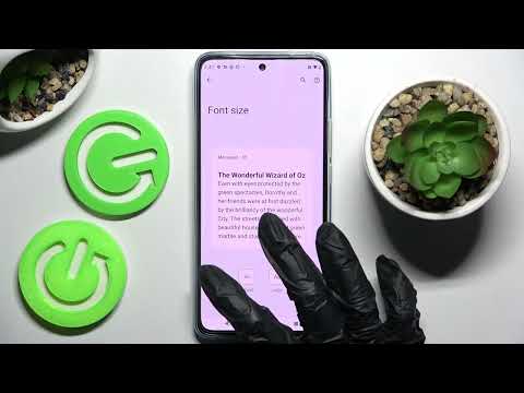 MOTOROLA EDGE 30 Change Font Size