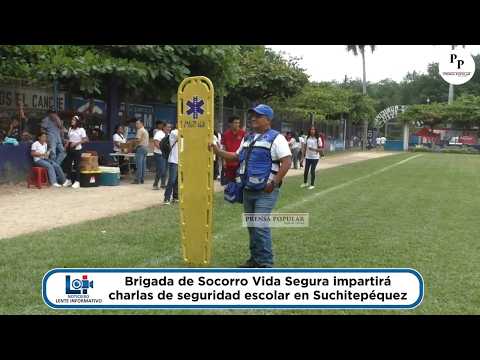 Impartirán charlas sobre seguridad escolar en Suchitepéquez