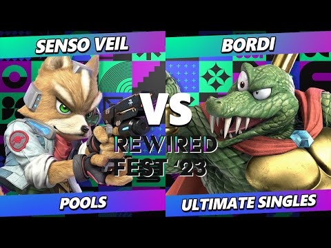 ReWired Fest 2023 - Senso Veil (Fox) Vs. Bordi (K Rool) Smash Ultimate - SSBU