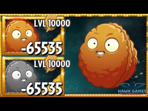 Plants vs Zombies 2 Explode-O-Nut Upgraded to Level 10000 PvZ2