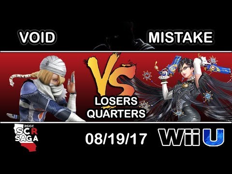 2GGC: SCR Saga - CLG | VoiD (Sheik) Vs. EMG | Mistake (Bayonetta) - Losers Quarters