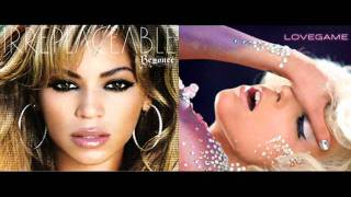 Beyonce -  Irreplaceable ft Lady Gaga - Love Game [REMIX].wmv