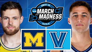 Download Lagu Sweet 16 Predictions - Michigan vs Villanova - 2022 March Madness NCAA Tournament Thumbnail