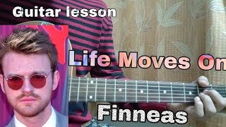 Finneas - Life Moves On // Guitar Tutorial,Tabs, Lesson, Chords,Main Riff