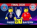 Champions League Final 2020 • PSG Paris vs Bayern 0-1 • Lisbon • All Goals Highlights Lego Football