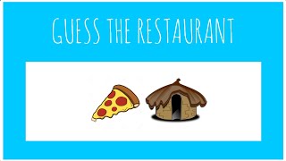 EMOJI QUIZ | Can you guess the RESTAURANTS from the EMOJIS? | Quiz Empire