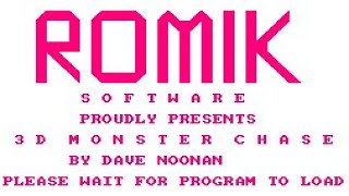 [Amstrad CPC] 3D Monster Chase - Longplay