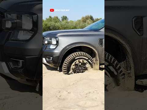 Ford Ranger off road test - watch the full video on our channel! Will it get out of the sand!?