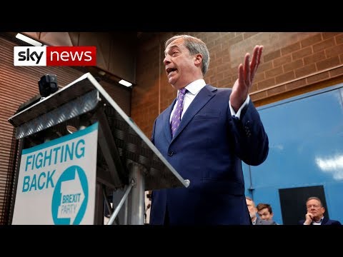 Farage launches Brexit Party for 'betrayed electorate'