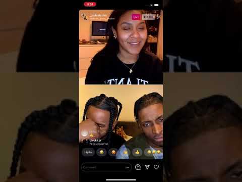 Boris becker et son cousin Jordan Instagram Live avec avec _dulcelatina