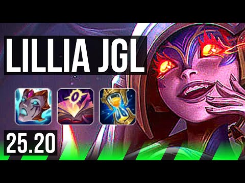 LILLIA vs HECARIM (JGL) | 17/1/7, Quadra, Legendary | EUW Master | 25.20