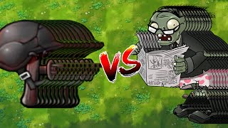 PvZ Fusion Challenge!! - 100 Fusion Plants Vs Newspaper Zombie 200K HP