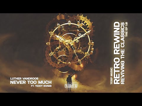 Luther Vandross - Never Too Much ft. Teddy Swims (Official Remix Visualizer)