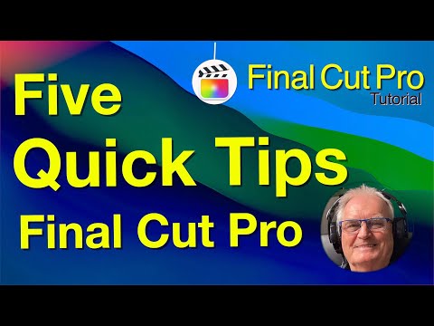 5 Hidden tips Final Cut Pro 10.6