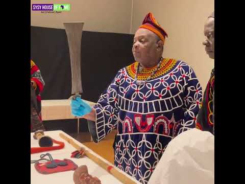 The Fon of Nso Visits Germany for Restitution.