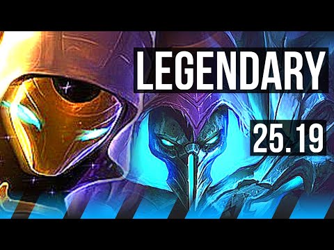 KASSADIN vs VIKTOR (MID) | Legendary, 17/3/7 | KR Diamond | 25.19