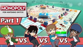 Monopoly for Nintendo Switch - with CharlesCBernardo, PraisedScooter, & Nera! (2020) (Part 1)