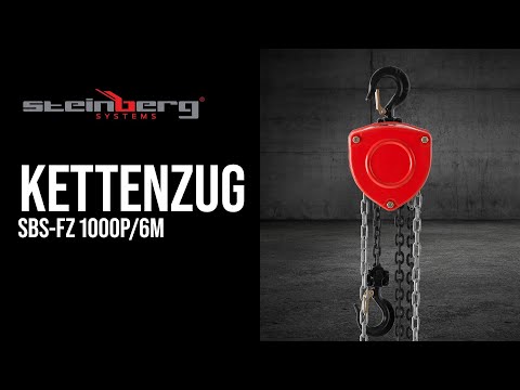 Video - Kettenzug - 1000 kg - 6 m