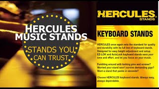 Video thumbnail for Hercules Keyboard Stands - Products & Reviews by Hercules Music Stands