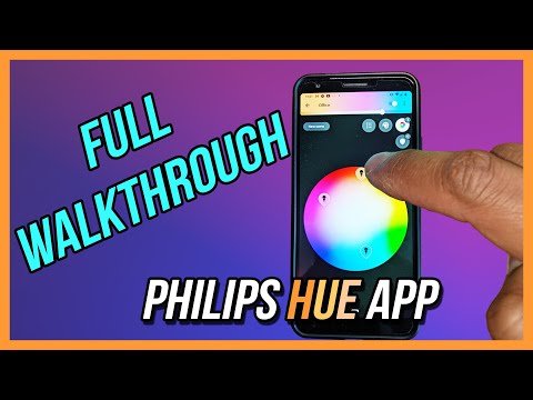 Philips Hue App Full Tutorial and Walk Through