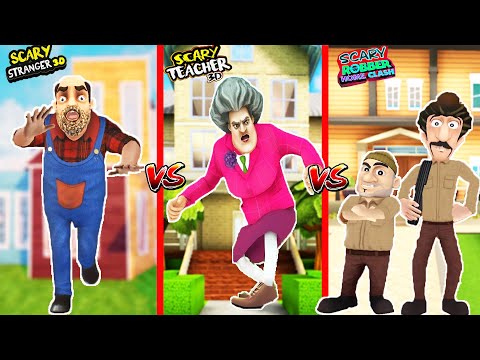EN EFSANE TROLL HANGİSİ ? 🤔 Scary Teacher vs Hırsız Kuzenler vs Scary Stranger Kapışma