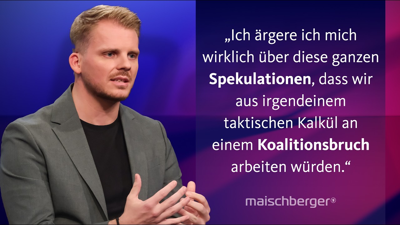 Tim Klüssendorf und Thorsten Frei über den Koalitionsstreit & den Umgang mit der AfD | maischberger