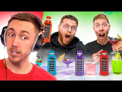 Miniminter Reacts To Behzinga & Calfreezy Turning Logan Paul & KSI's PRIME Into Cocktails