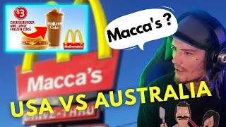 American Reacts to 10 Things McDonald's In Australia Do Differently Than Us