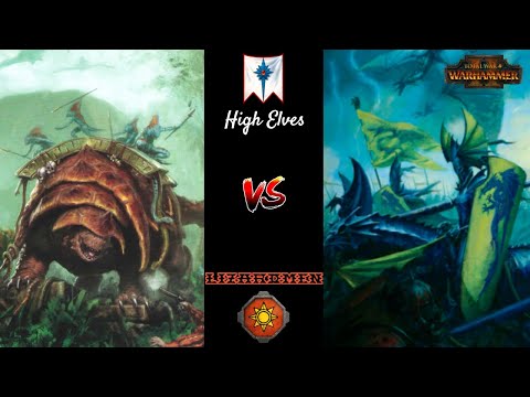 Ark of Snek - High Elves vs Lizardmen - Total War Warhammer 2