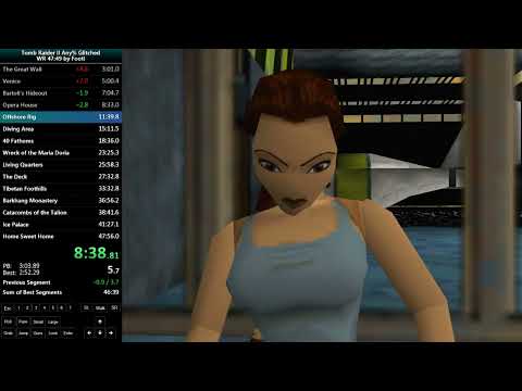 Tomb Raider 2 Glitched Speedrun 47:47 RTA