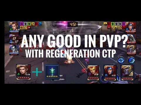 T3 Black Widow= God Damage Vs Jean Grey & Thanos with CTP of REGENERATION? l Marvel Future Fight