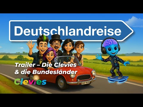 Deutschlandreise – Der offizielle Clevies Trailer | 16 Bundesländer lernen