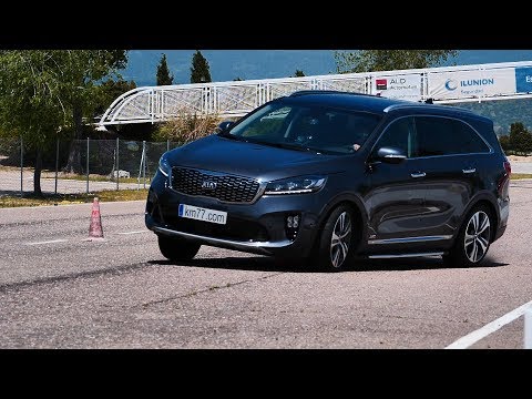 KIA Sorento 2018 – Maniobra de esquiva (moose test) y eslalon | km77.com