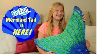 FIN FUN Mermaid Tail is HERE! Unboxing