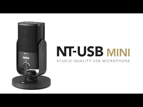 Rode USB Microphone with Detachable Magnetic Stand, Built-In Pop Filter and Headphone Amplifier