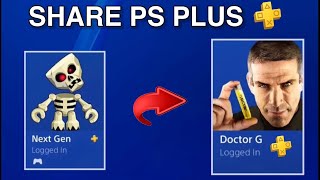 How to share PS PLUS for FREE! (Tutorial)(Easy)