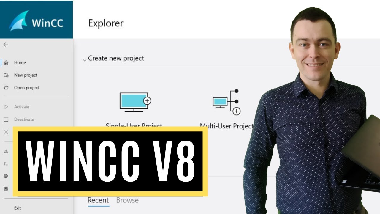 WinCC V8 - instalacja i pierwsze wrażenia