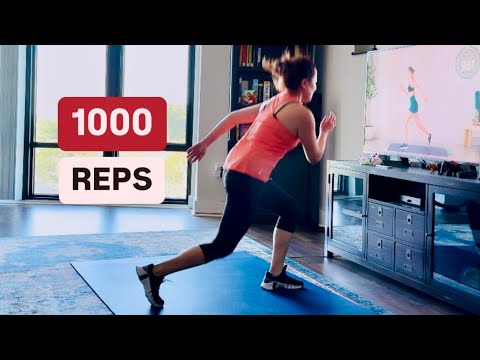 1000 REPS FULL BODY WORKOUT - Abs, Upper Body, Lower Body