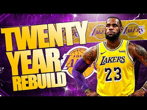 20 YEAR REBUILD WITH THE LOS ANGELES LAKERS IN NBA 2K21!