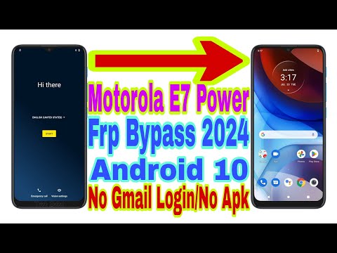 Motorola E7 Power Android 10 Frp Bypass | New Trick 2024 | Bypass Google Account 100% Working