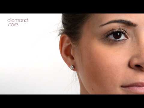 FG25 88 - Platinum Rub-over 0.66ct Diamond Stud Earrings