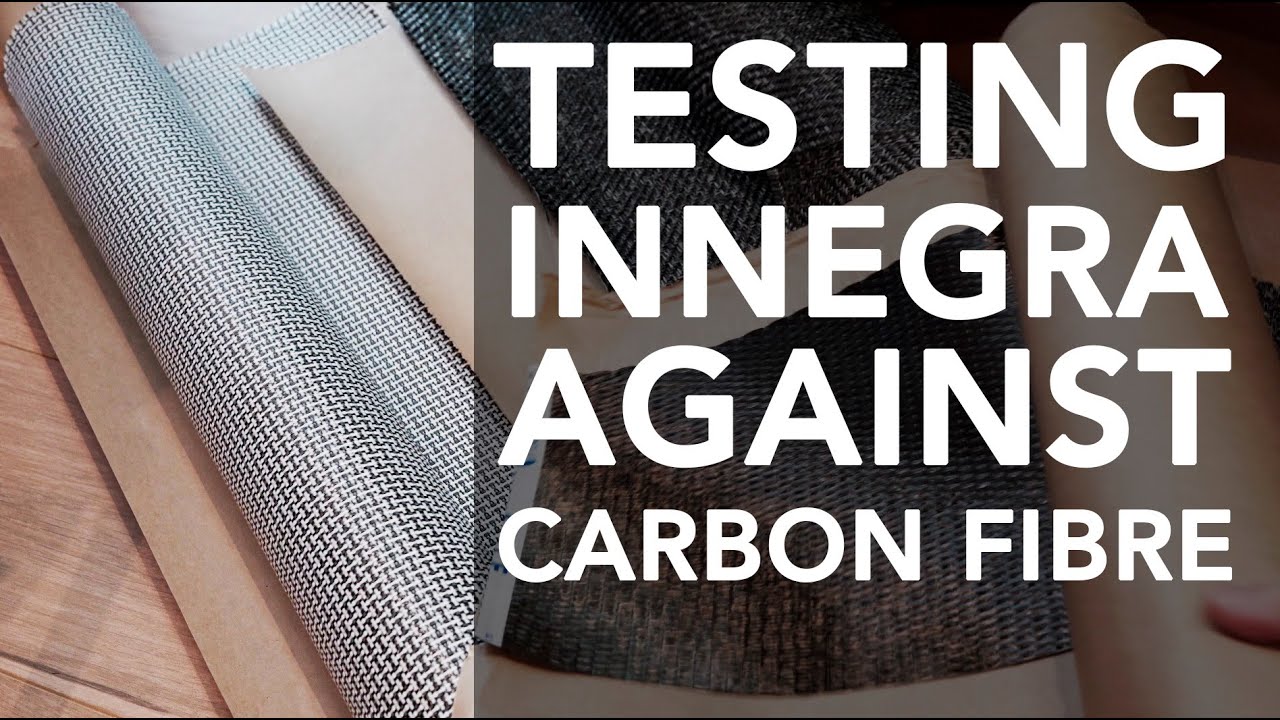 Testing carbon fibre against carbon-Innegra composite sheets [4k]