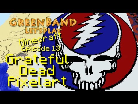 Grateful Dead Pixel Art Minecraft