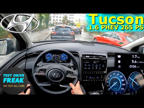 2024 Hyundai Tucson 1.6 T-GDI PHEV 4WD 265 PS CITY POV DRIVE with Fuel Consumption