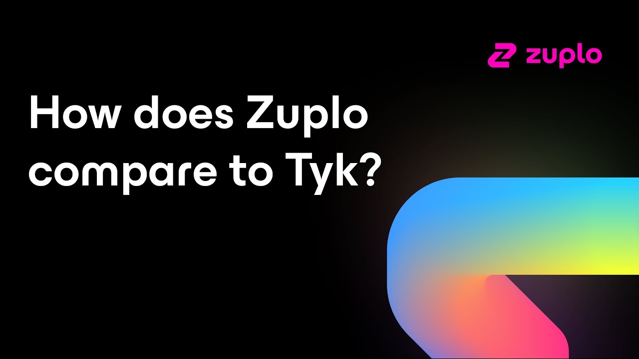 Tyk API Management alternative - Zuplo